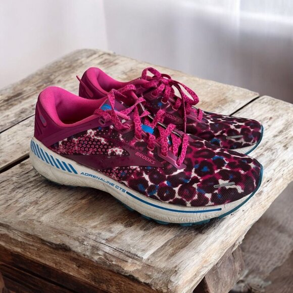 Brooks Shoes - BROOKS  Women's Adrenaline GTS 22 Animal Print Sneakers Sz 11